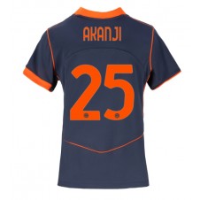 Inter Milan Manuel Akanji #25 Tredjedrakt Kvinner 2025-26 Kortermet Inter Milan Manuel Akanji #25 Tredjedrakt Kvinner 2025-26 Kortermet